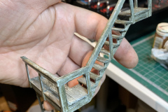 Scratch built staircase