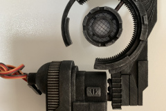 Detail of Voight Kampff Test replica from Blade Runner.