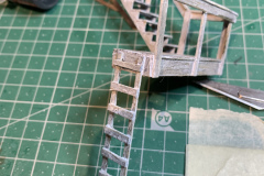 Scratch built staircase